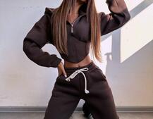 Комплект на флісі : худі з елементами корсету + штани Комплект на флісі : худі з елементами корсету + штани | PUSHKA SHOP