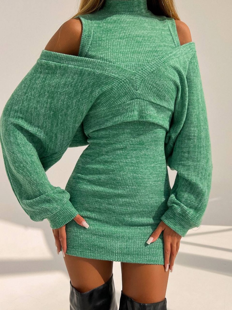 Трикотажна сукня-двійка  | PUSHKA SHOP