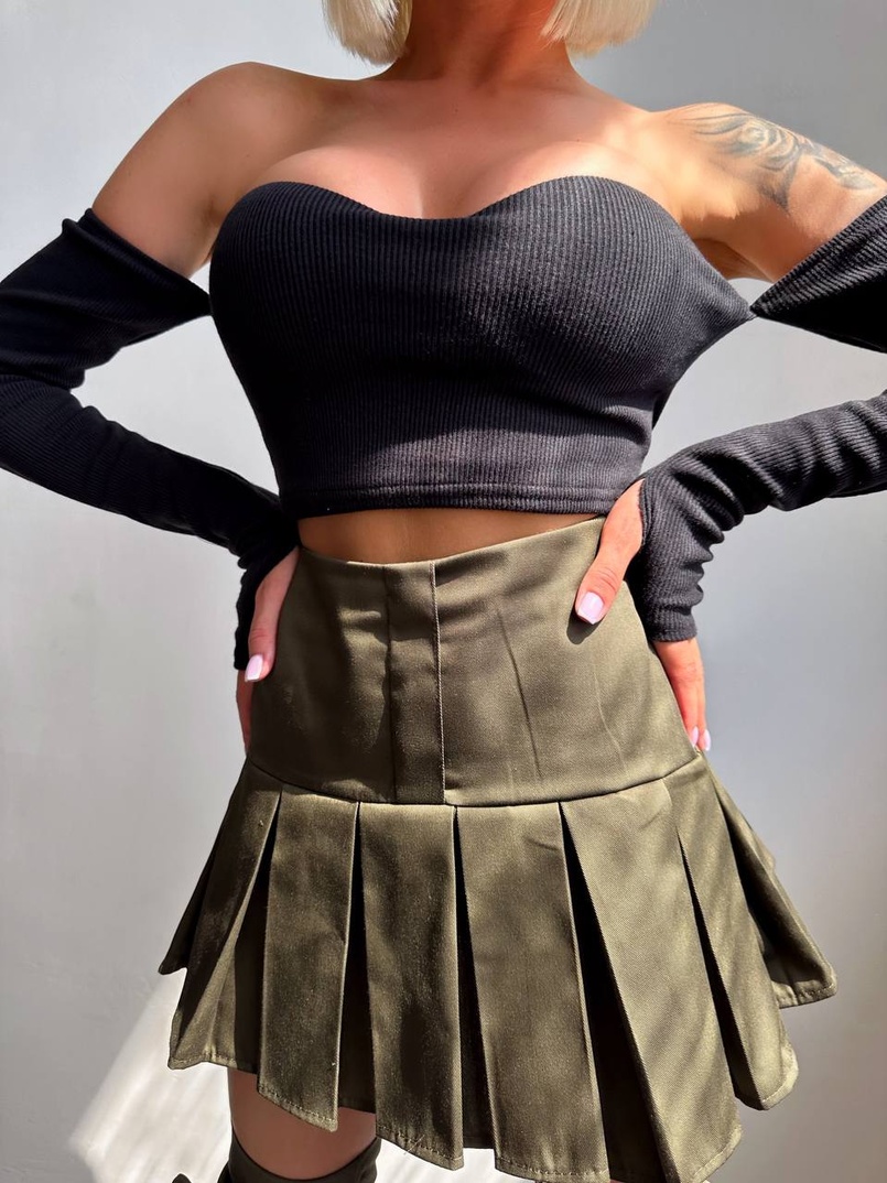 Комплект: спідниця з гетрами + топ | PUSHKA SHOP