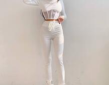 Трикотажний комплект: корсетний топ + легінси | PUSHKA SHOP