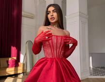 Комплект : мереживний корсет  з рукавичками + спідниця балон  | PUSHKA SHOP