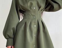 Приталена сорочка + корсет з блискавкою | PUSHKA SHOP