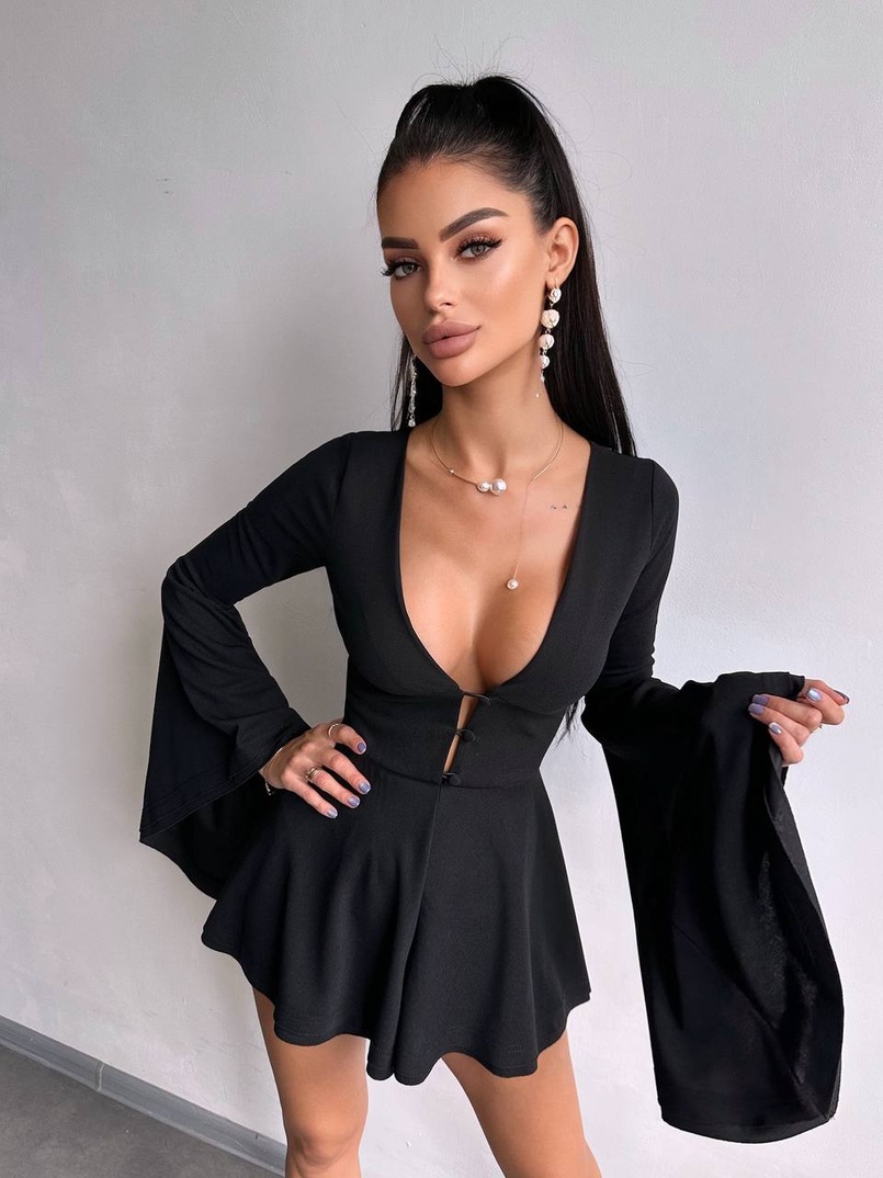 Ромпер з розкльошеними рукавами Ромпер з розкльошеними рукавами | PUSHKA SHOP