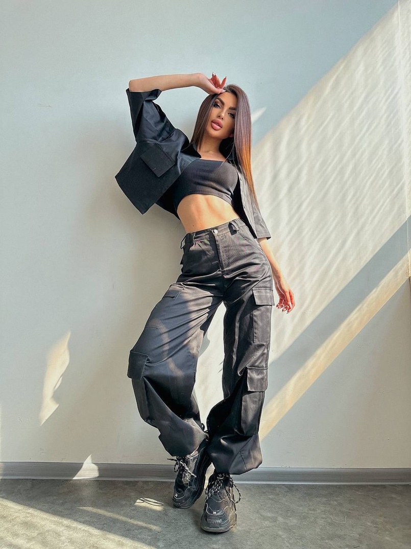 Комплект: сорочка та штани карго Комплект: сорочка та штани карго | PUSHKA SHOP