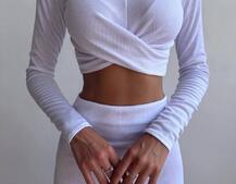 Комплект: топ + спідниця с розрізами  | PUSHKA SHOP