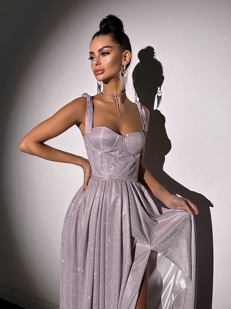 ✨Блискуча сукня максі з чашечками ✨ ✨Блискуча сукня максі з чашечками ✨ | PUSHKA SHOP