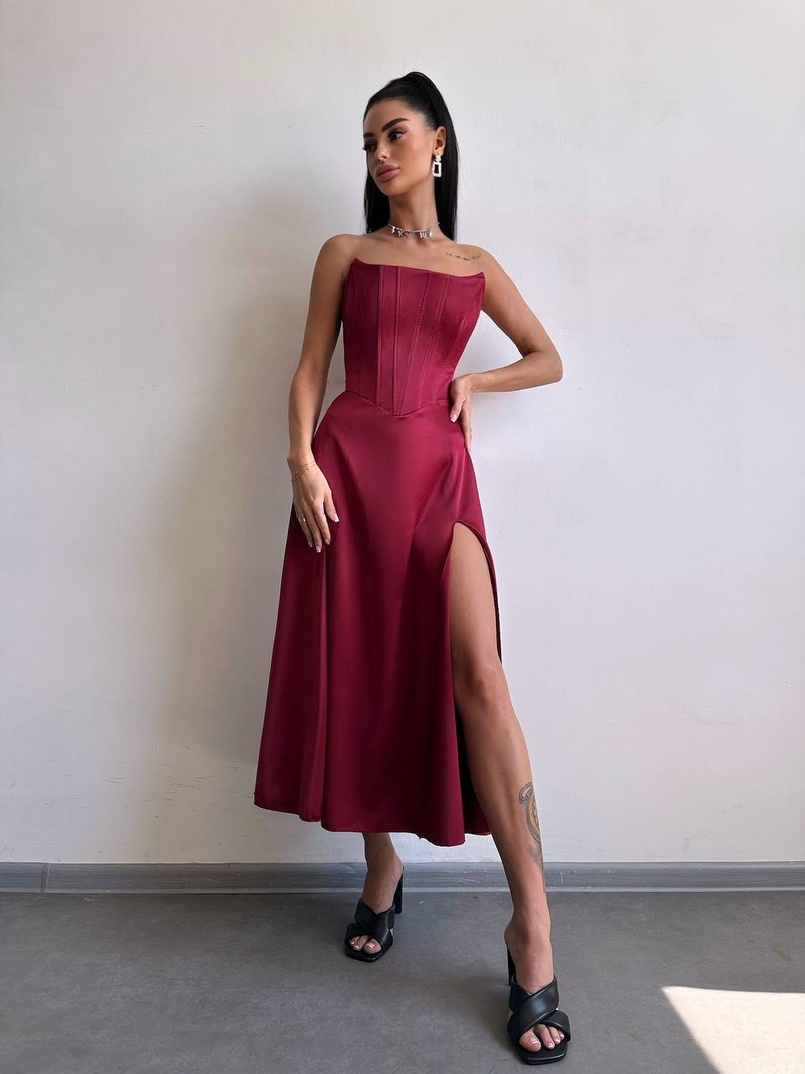 Корсетна сукня міді Корсетна сукня міді | PUSHKA SHOP