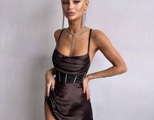 Комплект: корсет, декорований стразами + спідниця максі з драпіруванням  | PUSHKA SHOP