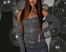 Сяюча корсетна сукня бюстьє Сяюча корсетна сукня бюстьє | PUSHKA SHOP