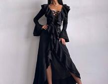 Сукня з воланами  | PUSHKA SHOP