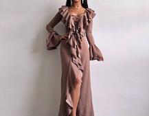 Сукня з воланами  | PUSHKA SHOP