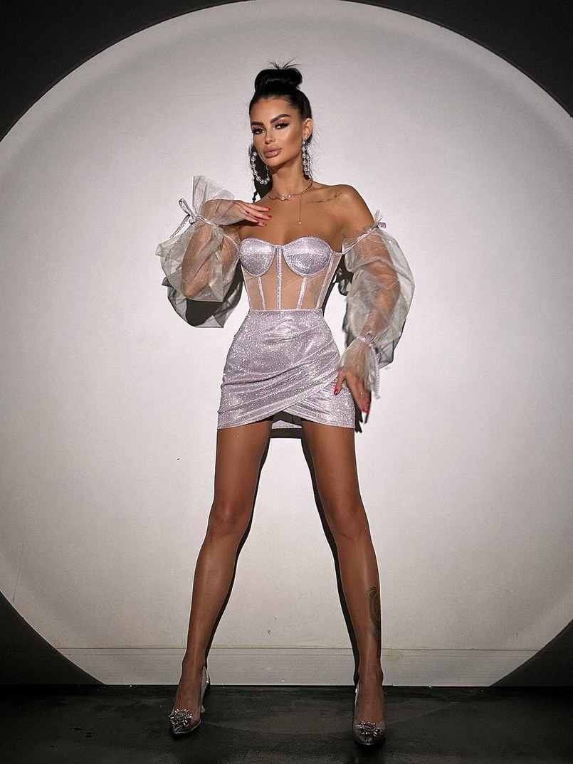 Сяючий комплект: корсет + спідниця  | PUSHKA SHOP