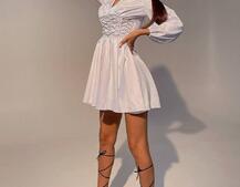 Корсетное платье с пышной юбкой   | PUSHKA SHOP