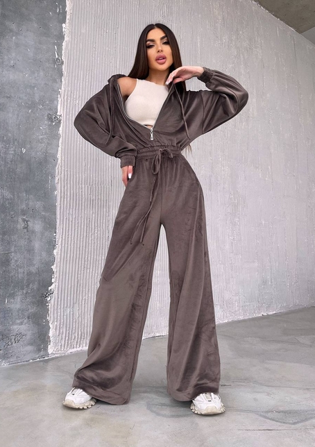 Велюровий комбінезон  | PUSHKA SHOP