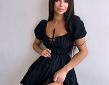 Муслінова сукня з рюшами   Муслінова сукня з рюшами   | PUSHKA SHOP