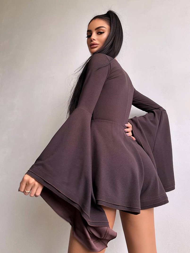 Ромпер з розкльошеними рукавами  | PUSHKA SHOP