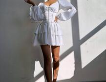 Сукня з корсетом, декорованим стразами Ручна робота Сукня з корсетом, декорованим стразами Ручна робота | PUSHKA SHOP