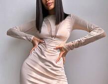 Сукня міні із вставками сітки  | PUSHKA SHOP