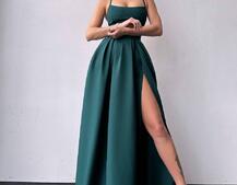 Сукня максі  зі шнурівкою на спинці | PUSHKA SHOP