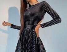 Оксамитова сукня з паєтками | PUSHKA SHOP