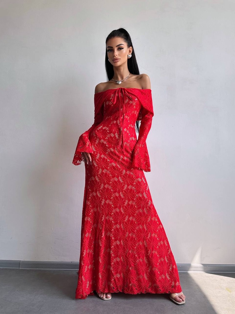 Мереживна сукня максі   Мереживна сукня максі   | PUSHKA SHOP