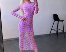 Сукня міді з принтом  Сукня міді з принтом  | PUSHKA SHOP