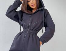 Тёплый комбинезон на молнии  | PUSHKA SHOP