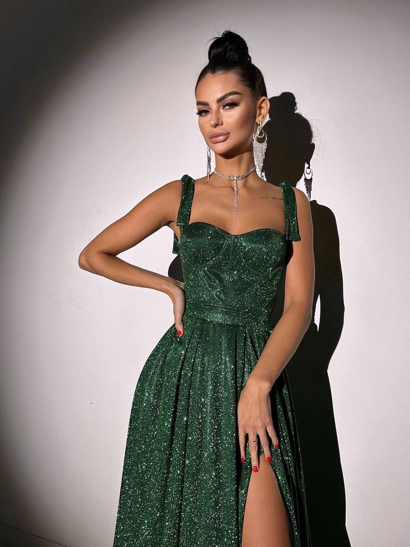 ✨Блискуча сукня максі з чашечками ✨ | PUSHKA SHOP