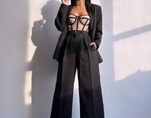 Костюм: піджак на підкладці, штани+ корсет Костюм: піджак на підкладці, штани+ корсет | PUSHKA SHOP