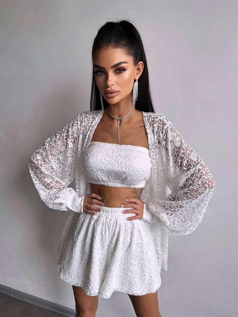 Мереживний комплект трійка  | PUSHKA SHOP