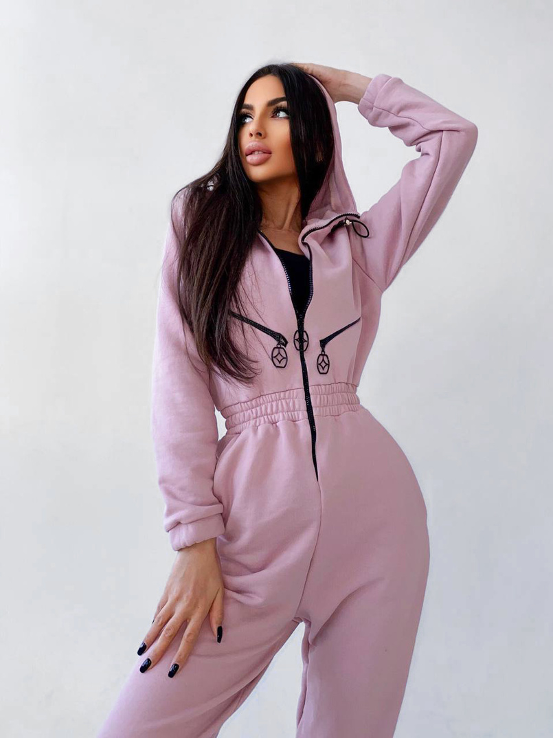 Приталенный комбинезон на молнии Приталенный комбинезон на молнии | PUSHKA SHOP