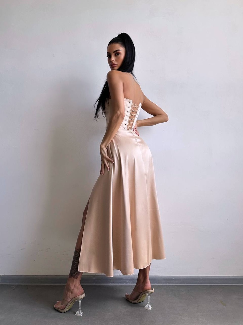Корсетна сукня міді Корсетна сукня міді | PUSHKA SHOP