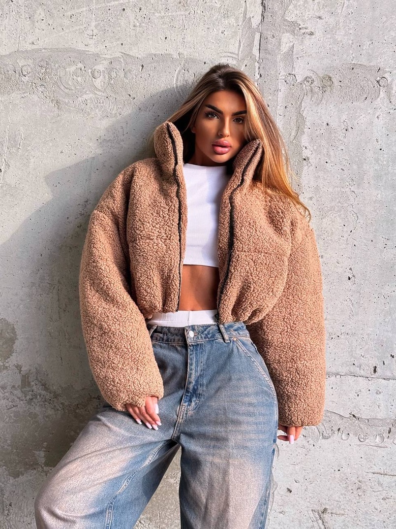 Курточка пуффер на блискавці | PUSHKA SHOP