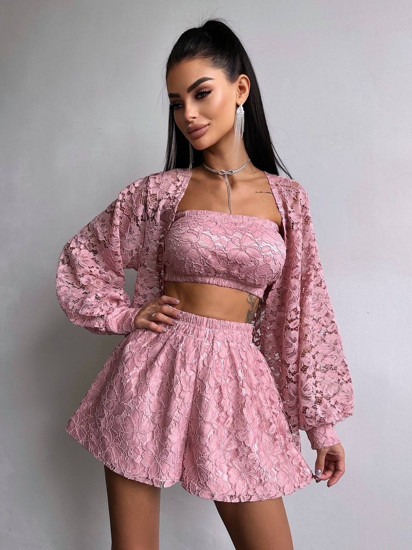 Мереживний комплект трійка  | PUSHKA SHOP