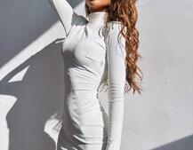 Оксамитова сукня з відкритою спинкою, декорована бахромою зі страз | PUSHKA SHOP