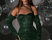 Сяюча корсетна сукня бюстьє Сяюча корсетна сукня бюстьє | PUSHKA SHOP