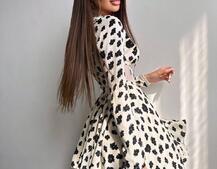 Приталена сукня з корсетною вставкою та спідницею-сонцем Приталена сукня з корсетною вставкою та спідницею-сонцем | PUSHKA SHOP