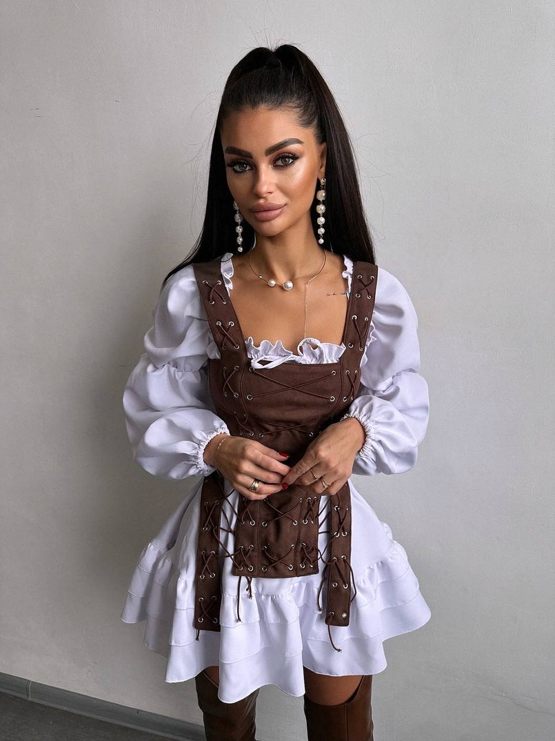 Комплект: сукня + корсет  Комплект: сукня + корсет  | PUSHKA SHOP