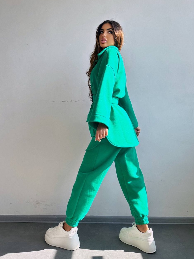 Комплект: тепла сорочка на кнопках + джоггери | PUSHKA SHOP