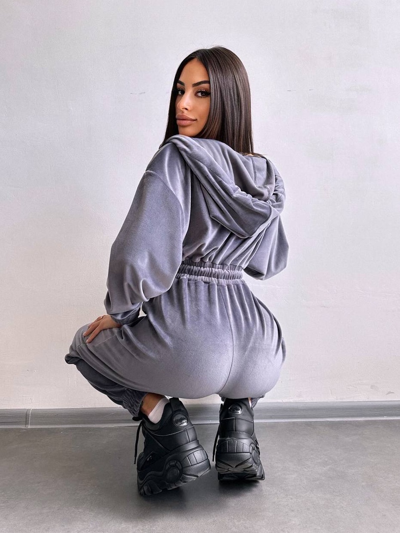 Велюровий комбінезон   | PUSHKA SHOP