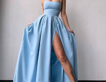 Сукня максі  зі шнурівкою на спинці | PUSHKA SHOP