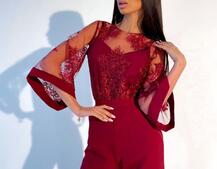 Эффектный комбинезон с кружевным верхом | PUSHKA SHOP