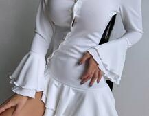 Сукня з з воланами на ґудзиках Сукня з з воланами на ґудзиках | PUSHKA SHOP