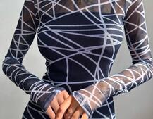 Сукня міді з принтом  | PUSHKA SHOP