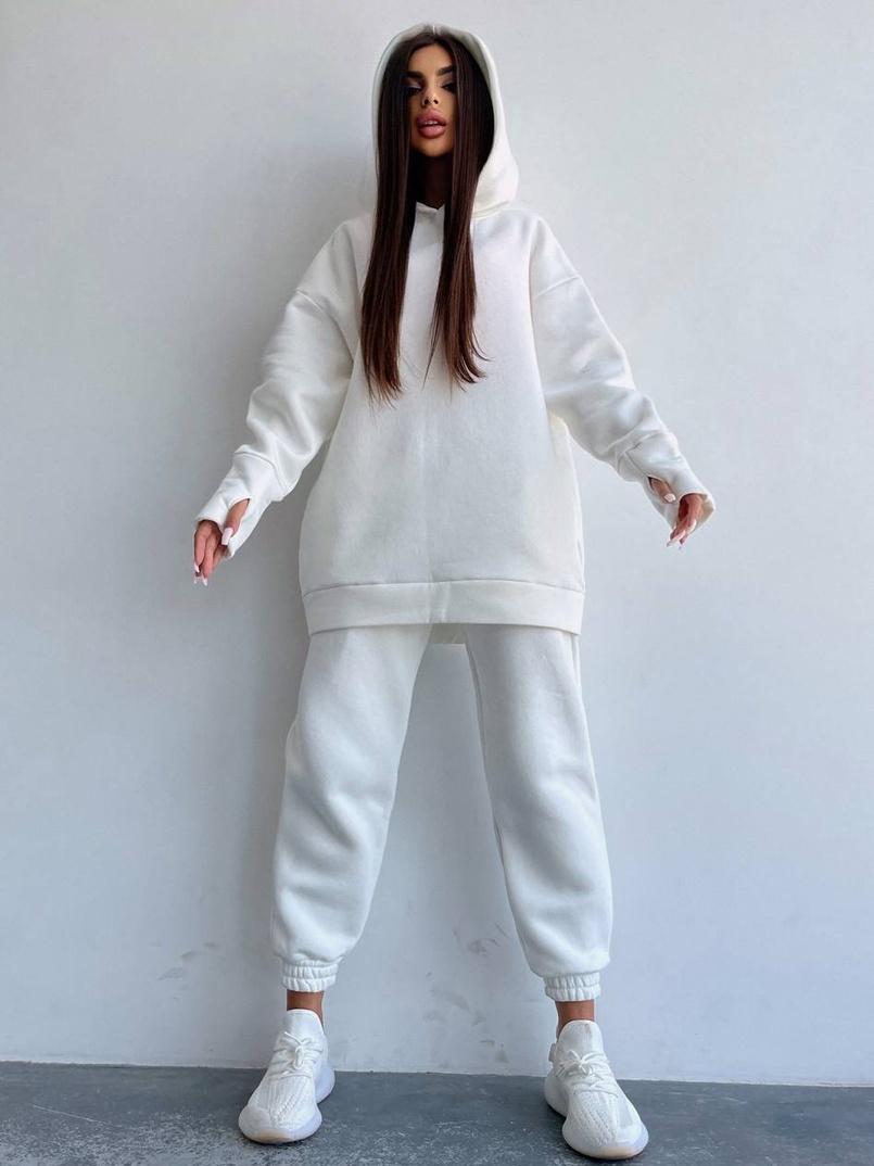 Тёплый комплект: худи + спортивные штаны Тёплый комплект: худи + спортивные штаны | PUSHKA SHOP