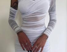 Міні сукня з драпіруванням   | PUSHKA SHOP