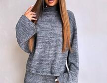 Трикотажний базовий комплект: світшот + штани  | PUSHKA SHOP