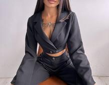 Брючный костюм с широкими штанами  | PUSHKA SHOP