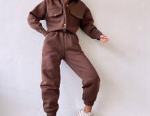 Комплект: тёплая рубашка на кнопках + джоггеры Комплект: тёплая рубашка на кнопках + джоггеры | PUSHKA SHOP