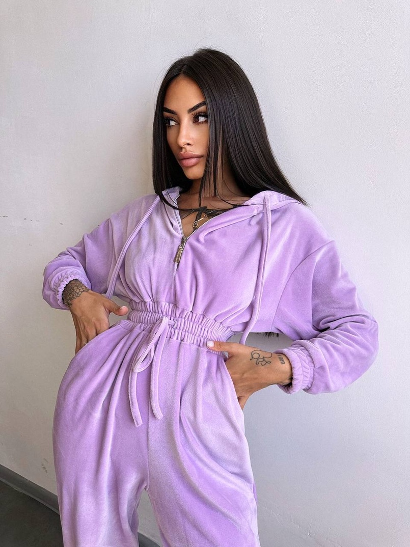 Велюровий комбінезон Велюровий комбінезон | PUSHKA SHOP